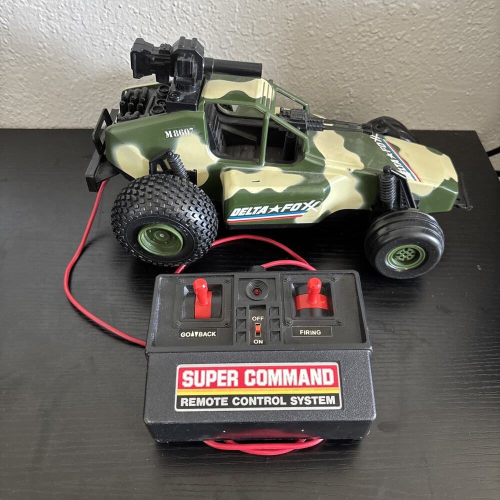 VTG Scientific Toys DELTA FOXX STRIKER rc BUGGY GI JOE - Untested